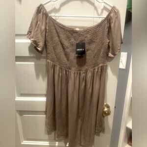 Summery taupe colored dress